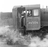 Photo 1   Cab and crew of 46506 22 January 1966. RS Greenwood